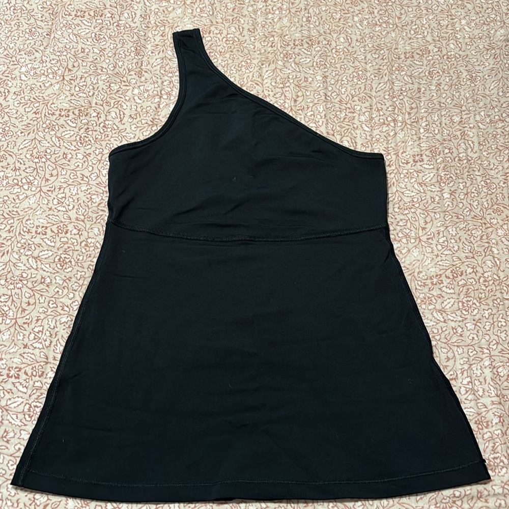Lululemon one shoulder top black - Picture 2 of 2